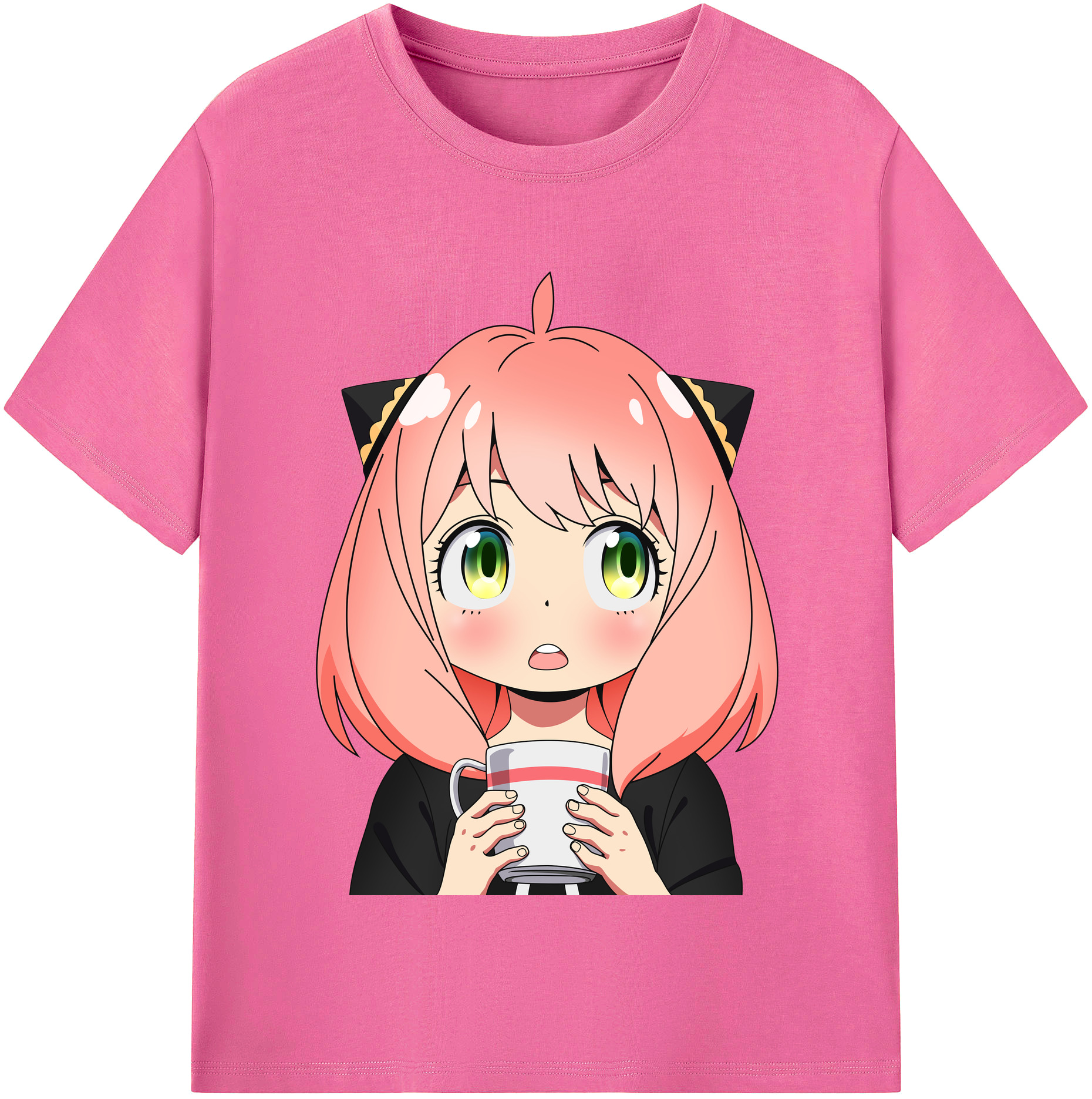 （画像用） SPY×FAMILY间谍家家酒 レディースカジュアルプリントTシャツ（綿100％）